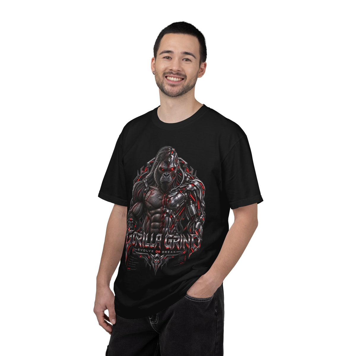 Gorilla Grind Chest Graphic Tee | Heavyweight Gym Workout Shirt